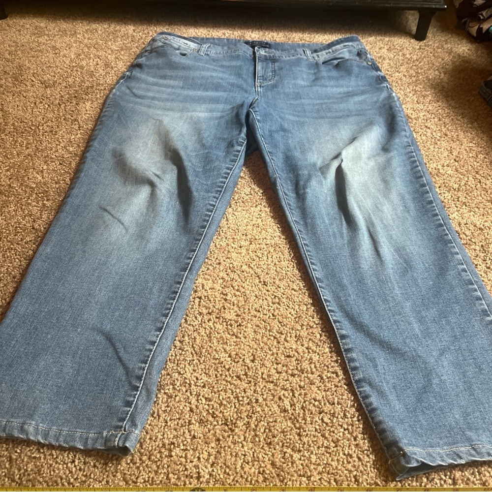 Talbots Light Blue Denim ankle jeans 16p